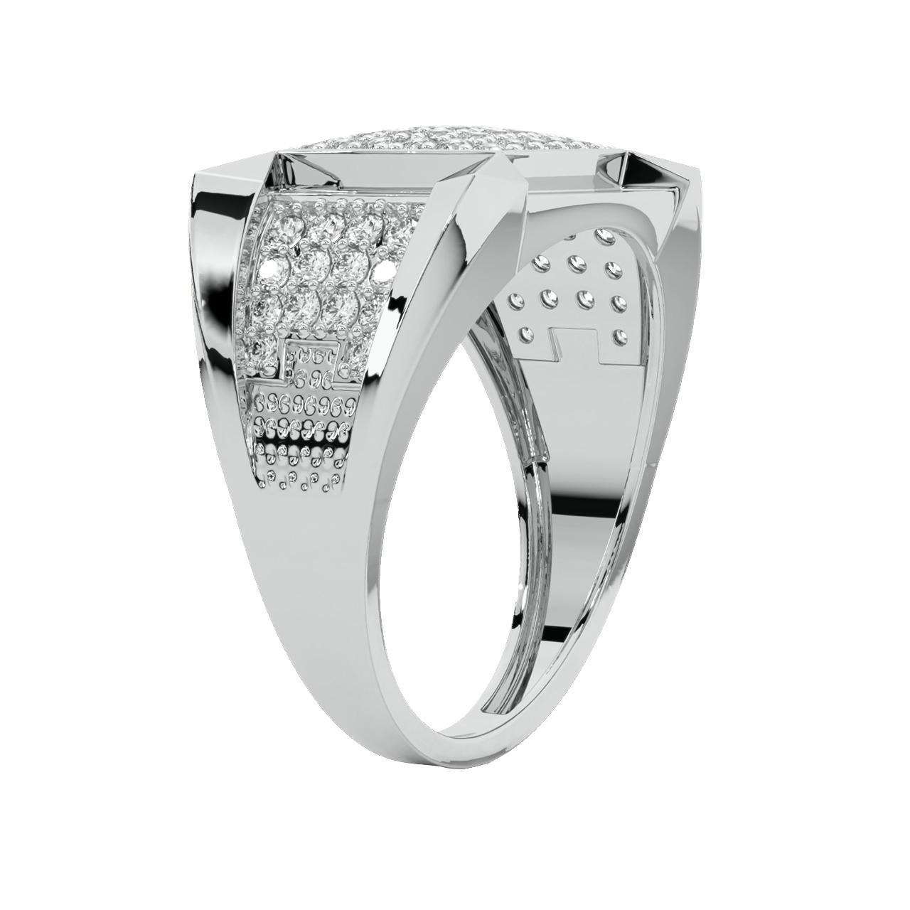 Katrin Round Diamond Ring For Men